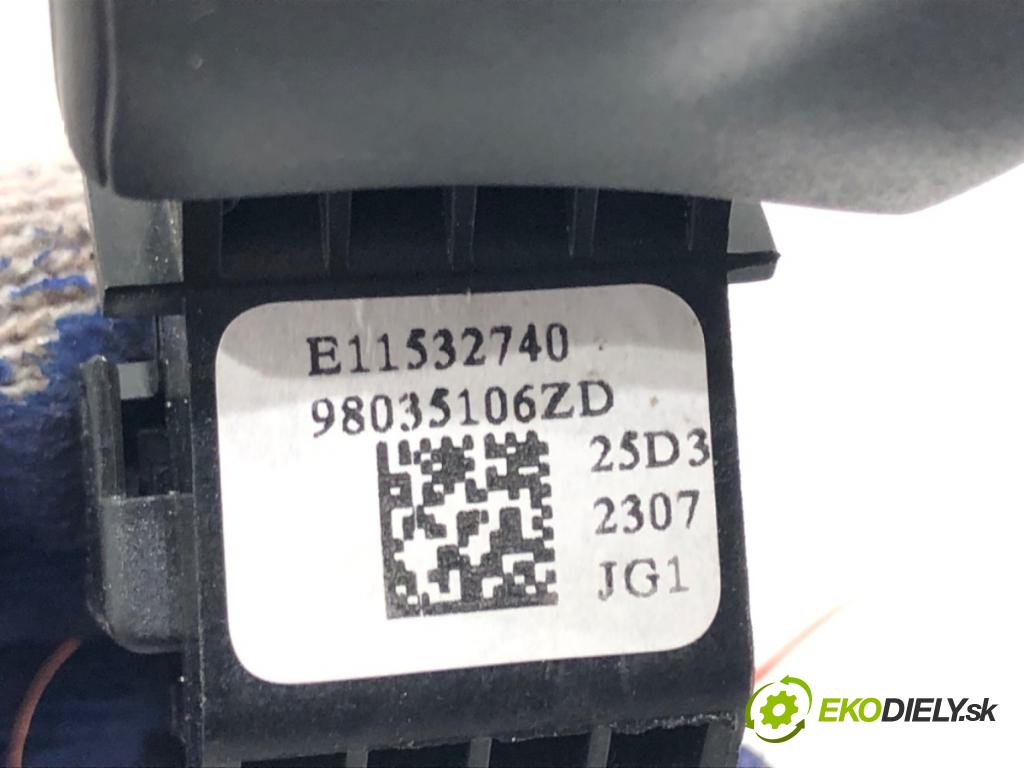 PEUGEOT 208 II (UB_, UP_, UW_, UJ_) 2019 - 2022    e-208 100 kW [136 KM] elektryczny 2019 - 2022  přepínač tempomatu 98035106ZD