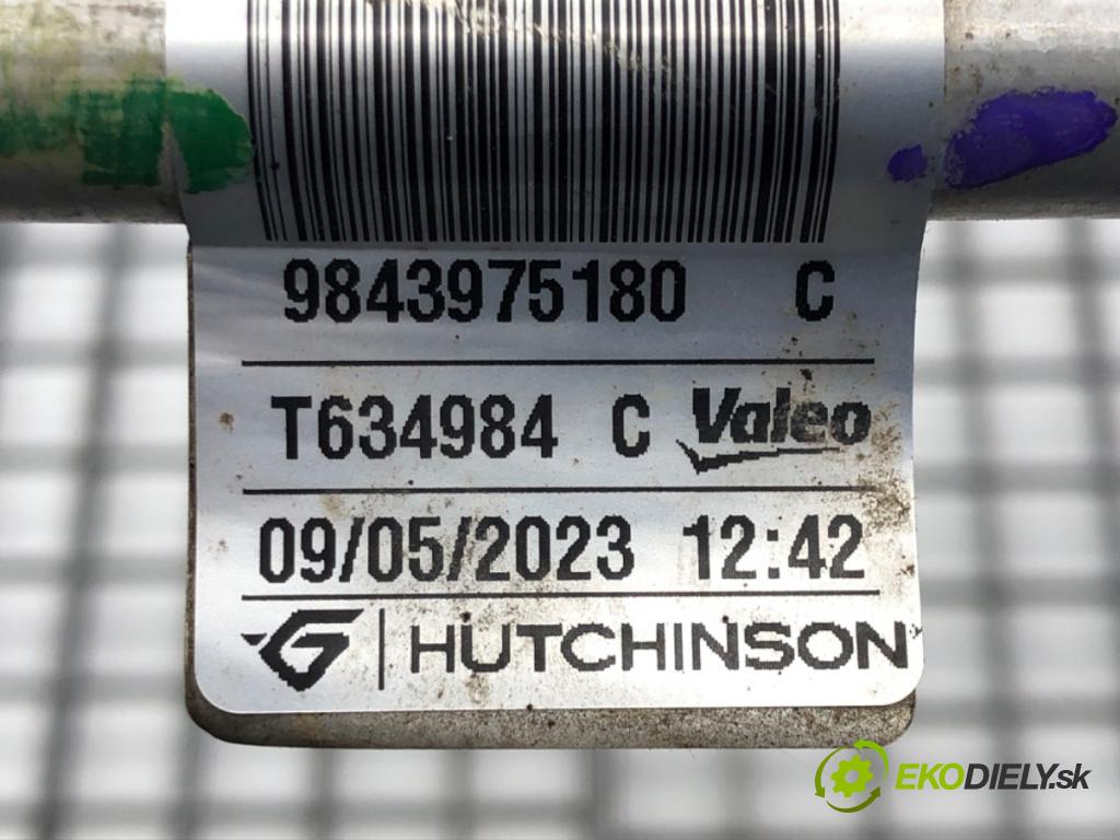 PEUGEOT 208 II (UB_, UP_, UW_, UJ_) 2019 - 2022    e-208 100 kW [136 KM] elektryczny 2019 - 2022  rúrka klimatizácie 9843975180 (Rúrky klimatizácie)