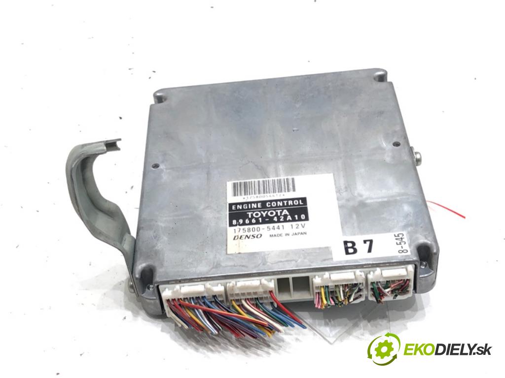TOYOTA RAV 4 II (_A2_) 2000 - 2005    2.0 D 4WD (CLA20_, CLA21_) 85 kW [116 KM] olej napędowy 2001 - 2005  riadiaca jednotka Motor 89661-42A10 (Riadiace jednotky)