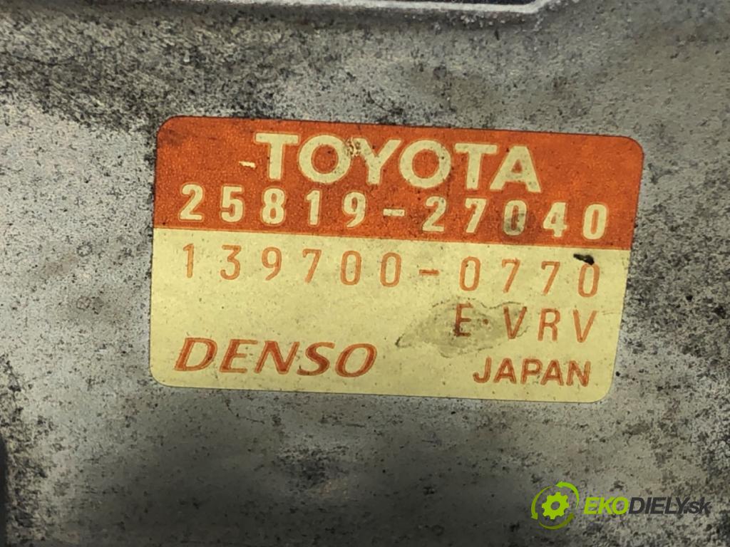 TOYOTA RAV 4 II (_A2_) 2000 - 2005    2.0 D 4WD (CLA20_, CLA21_) 85 kW [116 KM] olej napędowy 2001 - 2005  Ventil tlaku 25819-27040 (Ventily)