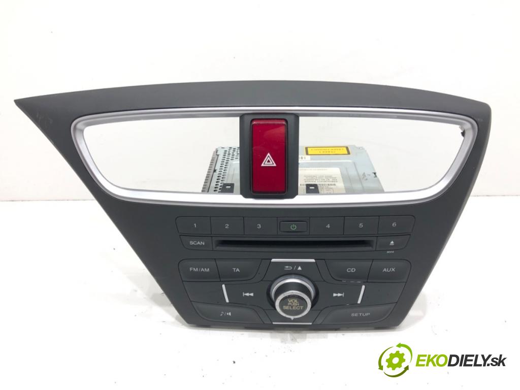 HONDA CIVIC VIII Hatchback (FN, FK) 2005 - 2022    1.4 (FK1, FN4) 73 kW [100 KM] benzyna 2008 - 2022  RADIO 39100-TV0-G510-M1 (Audio zariadenia)