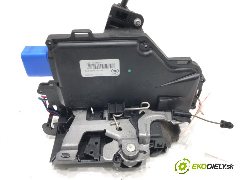 VW TOURAN (1T1, 1T2) 2003 - 2010    1.9 TDI 74 kW [100 KM] olej napędowy 2003 - 2004  zámok dveře levý zadní část 7L0839015D