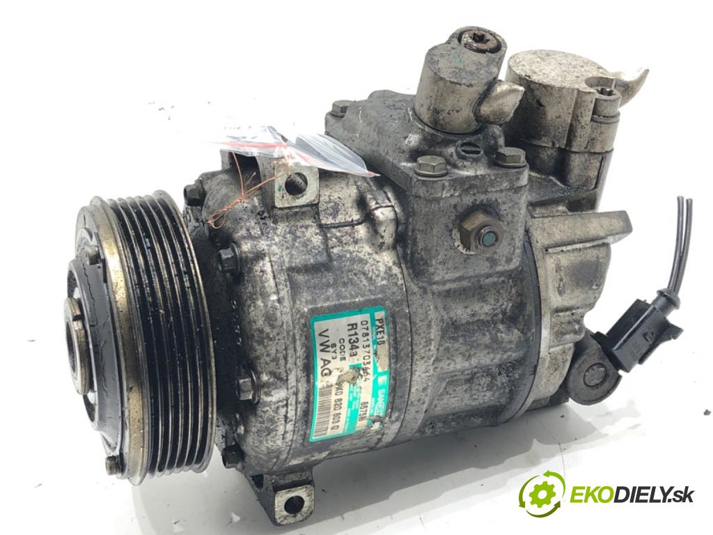 VW TOURAN (1T1, 1T2) 2003 - 2010    1.9 TDI 74 kW [100 KM] olej napędowy 2003 - 2004  kompresor klimatizace 1K0820803G (Kompresory)