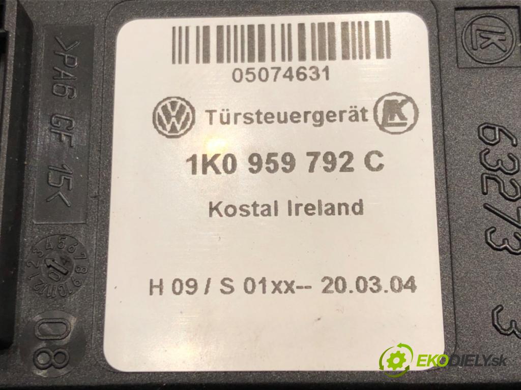 VW TOURAN (1T1, 1T2) 2003 - 2010    1.9 TDI 74 kW [100 KM] olej napędowy 2003 - 2004  motorek sťahovaní okna přední část pravý 1K0959792C (Ostatné)