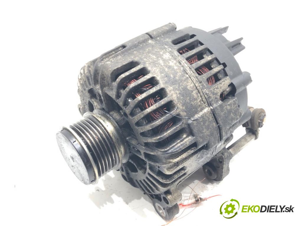 VW TOURAN (1T1, 1T2) 2003 - 2010    1.9 TDI 74 kW [100 KM] olej napędowy 2003 - 2004  Alternátor 06F903023C (Alternátory)