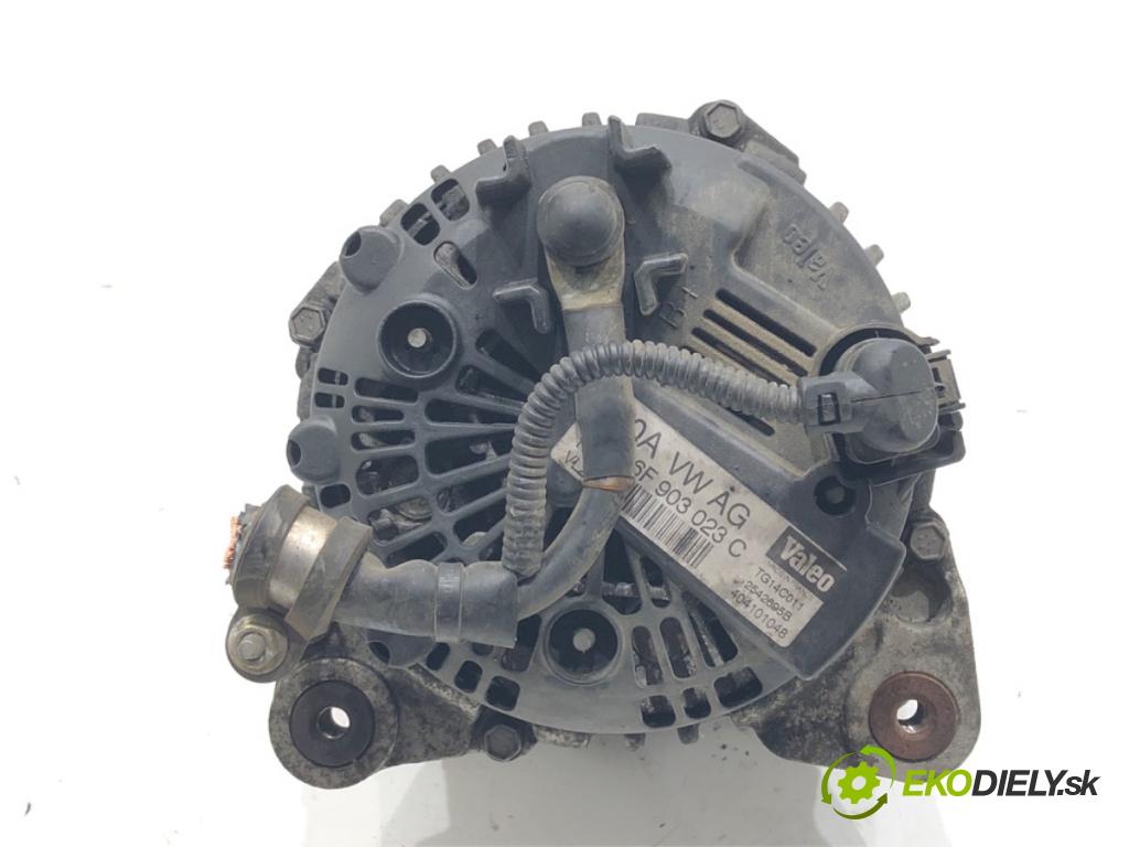 VW TOURAN (1T1, 1T2) 2003 - 2010    1.9 TDI 74 kW [100 KM] olej napędowy 2003 - 2004  Alternátor 06F903023C (Alternátory)