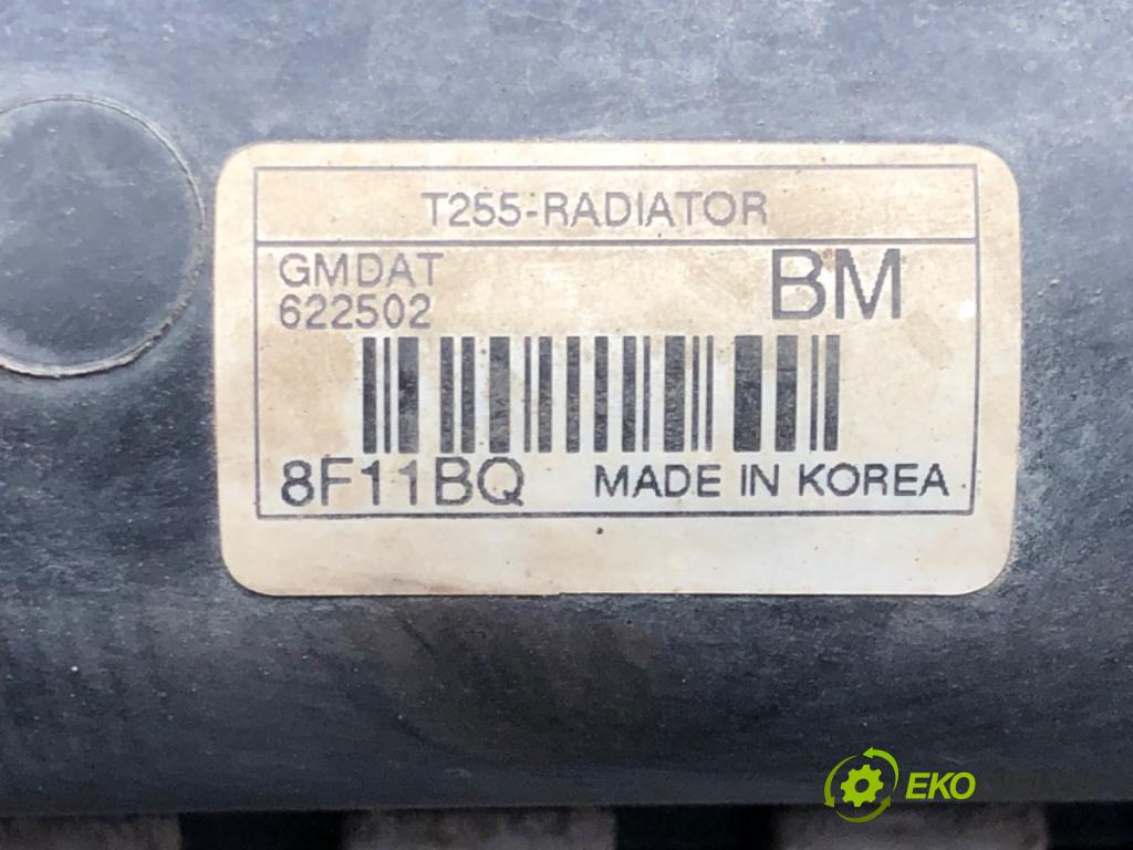 CHEVROLET AVEO / KALOS liftback (T250, T255) 2006 - 2022    1.2 62 kW [84 KM] benzyna 2008 - 2022  chladič vody  (Chladiče vody)