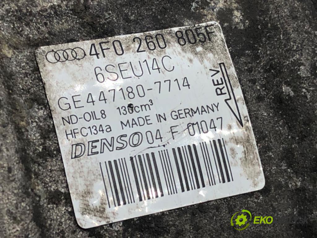 AUDI A6 C6 (4F2) 2004 - 2011    2.4 130 kW [177 KM] benzyna 2004 - 2008  kompresor klimatizace 4F0260805F (Kompresory)