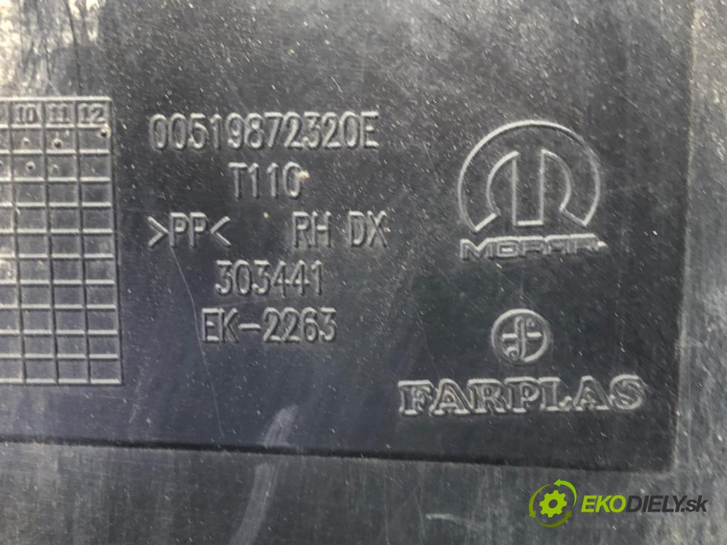FIAT TIPO sedan (356_) 2015 - 2022    1.4 (356SXA1B) 70 kW [95 KM] benzyna 2015 - 2022  podblatník pravý zadní část