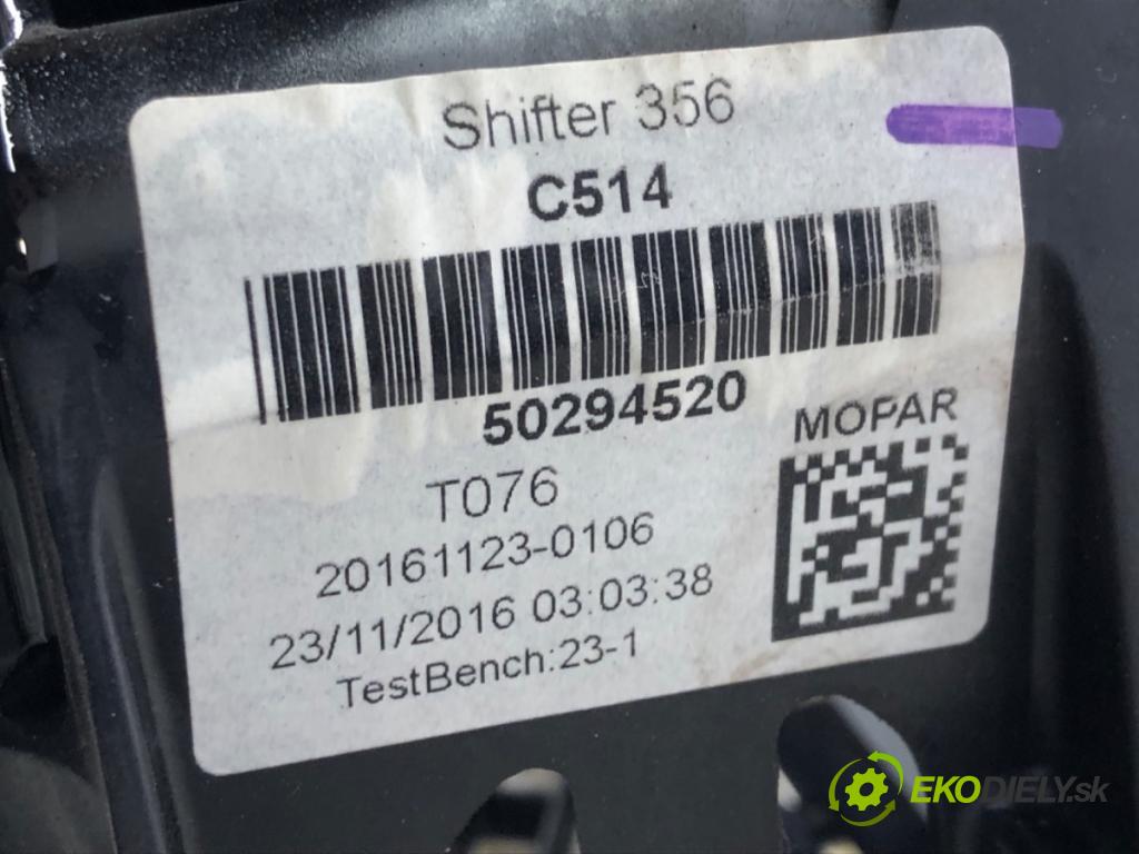 FIAT TIPO sedan (356_) 2015 - 2022    1.4 (356SXA1B) 70 kW [95 KM] benzyna 2015 - 2022  Kulisa 50294520 (Rýchlostné páky / kulisy)