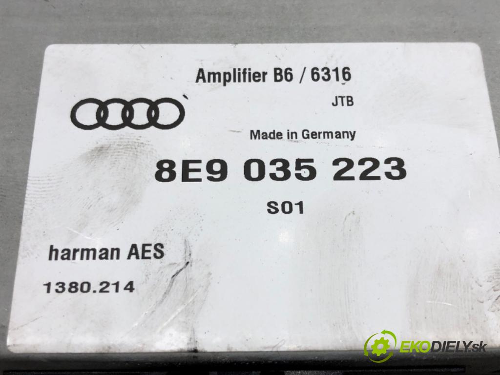 AUDI A4 B7 Avant (8ED) 2004 - 2008    2.0 TDI 103 kW [140 KM] olej napędowy 2004 - 2008  Zosilňovač 8E9035223 (Zosilňovače)