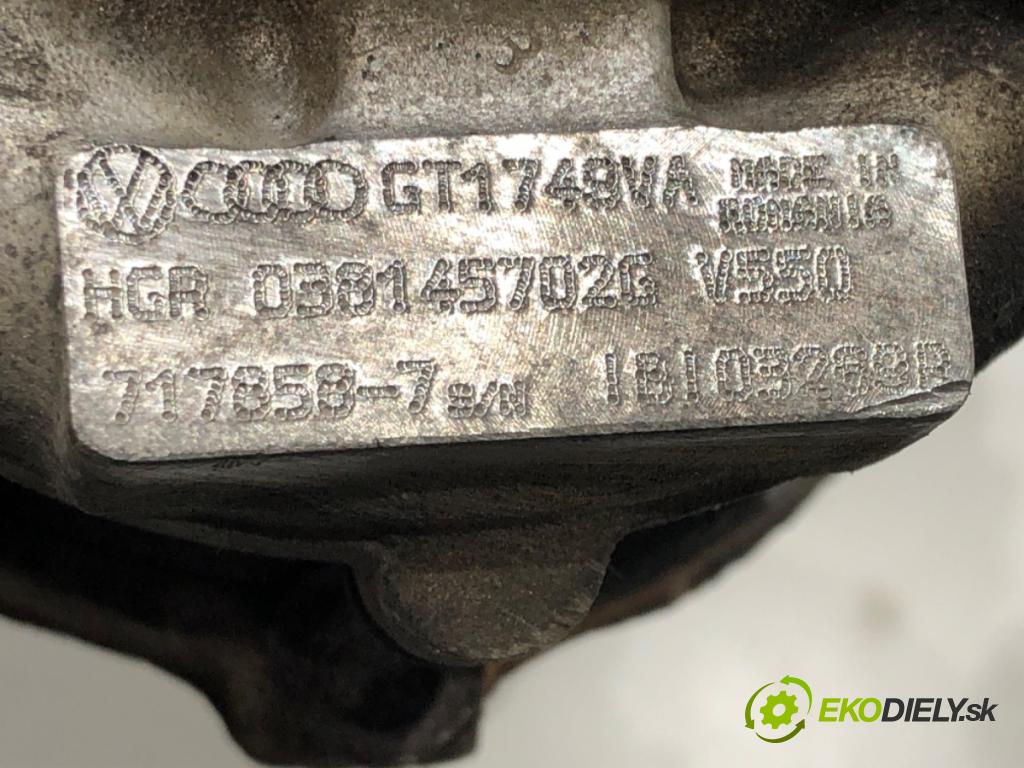 AUDI A4 B7 Avant (8ED) 2004 - 2008    2.0 TDI 103 kW [140 KM] olej napędowy 2004 - 2008  turbo 038145702G (Turbodúchadla (kompletní))