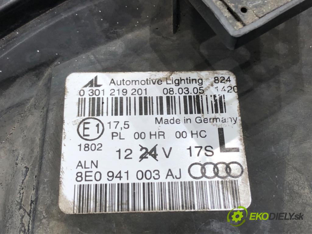 AUDI A4 B7 Avant (8ED) 2004 - 2008    2.0 TDI 103 kW [140 KM] olej napędowy 2004 - 2008  Svetlomet ľavy predný 8E0941003AJ