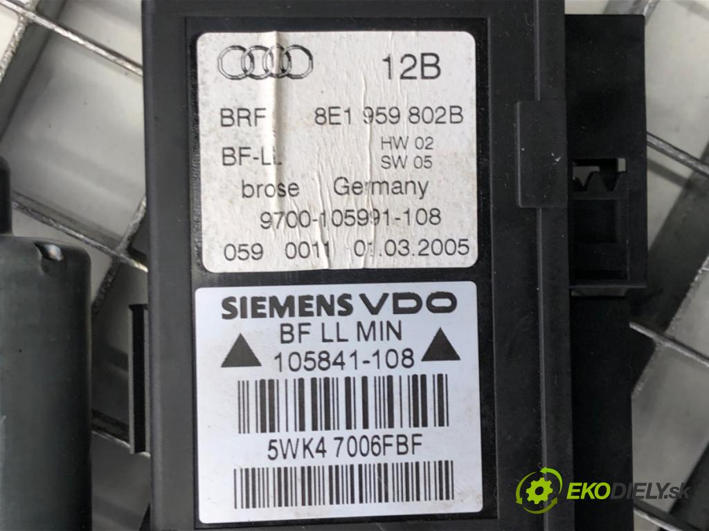 AUDI A4 B7 Avant (8ED) 2004 - 2008    2.0 TDI 103 kW [140 KM] olej napędowy 2004 - 2008  mechanismus okna pravý přední část 8E1959802B