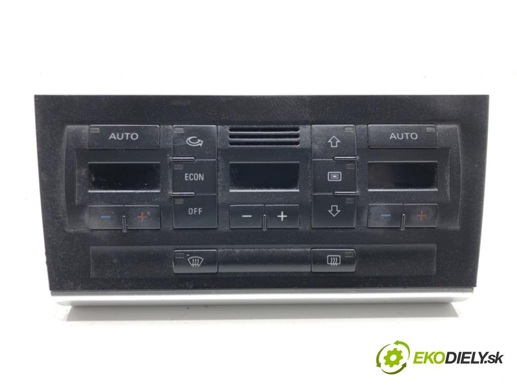 AUDI A4 B7 Avant (8ED) 2004 - 2008    2.0 TDI 103 kW [140 KM] olej napędowy 2004 - 2008  Panel ovládania kúrenia 8E0820043AJ (Prepínače, spínače, tlačidlá a ovládače kúrenia)