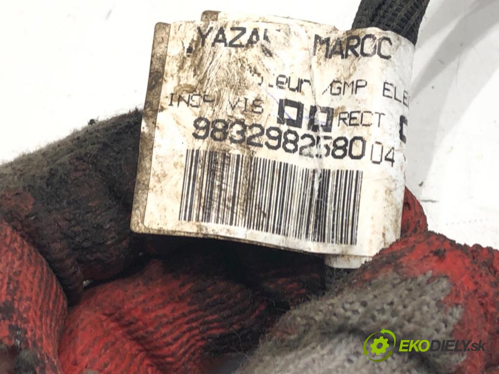 PEUGEOT 208 II (UB_, UP_, UW_, UJ_) 2019 - 2022    e-208 100 kW [136 KM] elektryczny 2019 - 2022  Káblovačka elektrická Motor 9832982580 (Sústavy elektrických káblov)