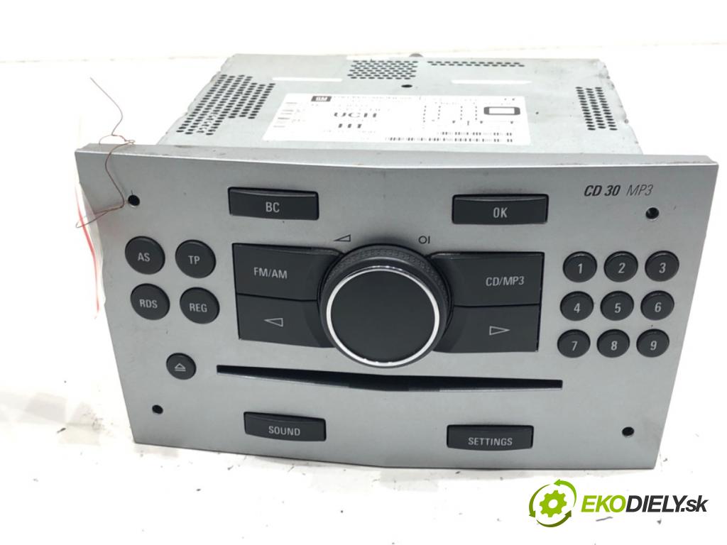 OPEL ASTRA H Kombi (A04) 2004 - 2014    1.7 CDTI (L35) 81 kW [110 KM] olej napędowy 2007 - 2014  RADIO 13289932 (Audio zariadenia)