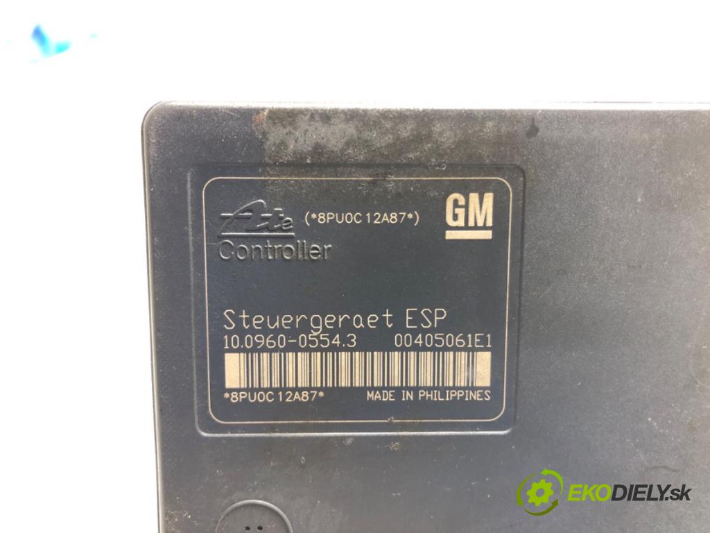 OPEL ASTRA H Kombi (A04) 2004 - 2014    1.7 CDTI (L35) 81 kW [110 KM] olej napędowy 2007 - 2014  Pumpa ABS 13246535 (Pumpy ABS)