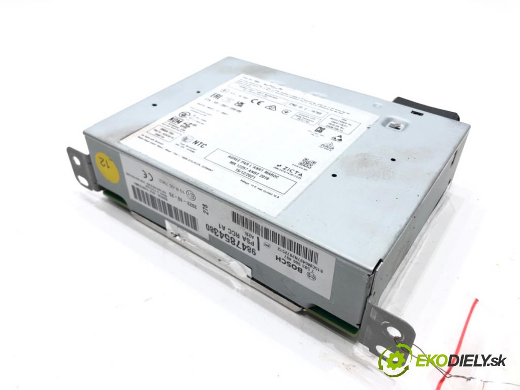 OPEL CORSA F 2019 - 2022    1.2 (68) 55 kW [75 KM] benzyna 2019 - 2022  RADIO Navigácia 9847854380 (Audio zariadenia)