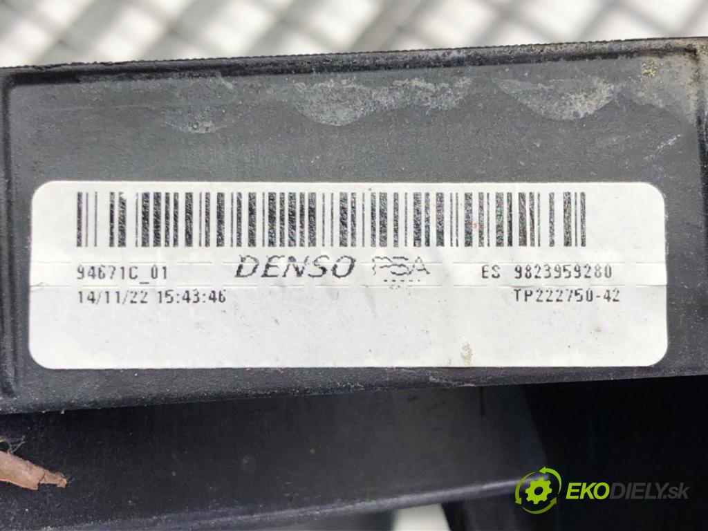 OPEL CORSA F 2019 - 2022    1.2 (68) 55 kW [75 KM] benzyna 2019 - 2022  ventilátor chladiče 9823959280 (Ventilátory)