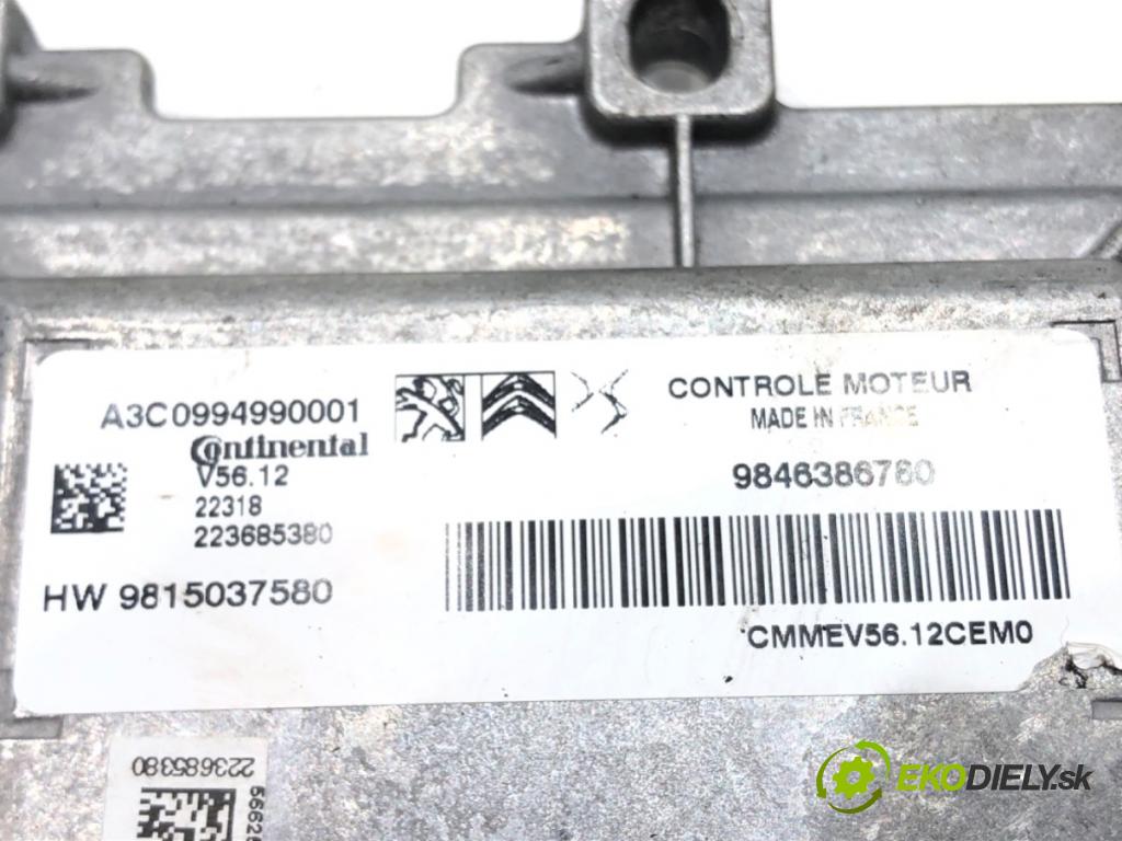 OPEL CORSA F 2019 - 2022    1.2 (68) 55 kW [75 KM] benzyna 2019 - 2022  riadiaca jednotka Motor 9846386780 (Riadiace jednotky)