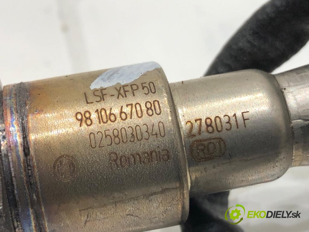 OPEL CORSA F 2019 - 2022    1.2 (68) 55 kW [75 KM] benzyna 2019 - 2022  sonda lambda zad 9810667080 (Lambda sondy)