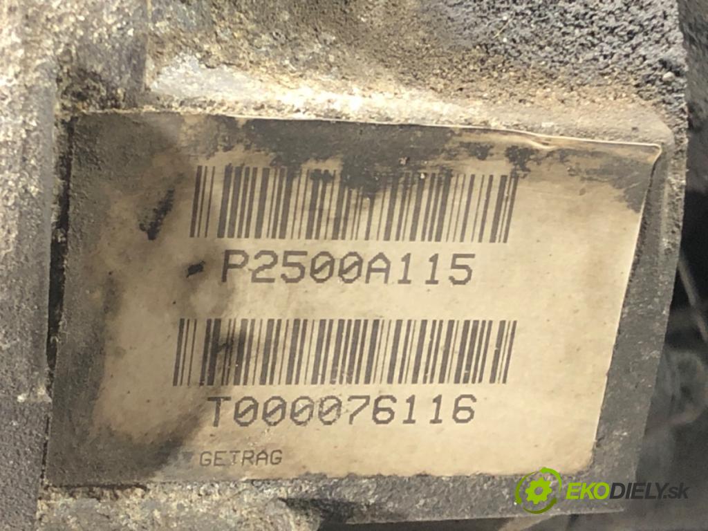 MITSUBISHI LANCER VIII (CY_A, CZ_A) 2007 - 2022    1.5 80 kW [109 KM] benzyna 2008 - 2022  Prevodovka P2500A115 (Prevodovky)