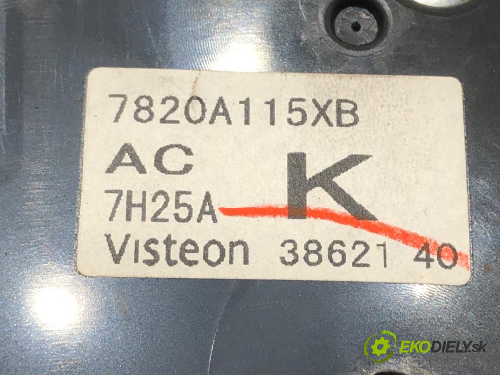 MITSUBISHI LANCER VIII (CY_A, CZ_A) 2007 - 2022    1.5 80 kW [109 KM] benzyna 2008 - 2022  Panel ovládania kúrenia 7820A115XB (Prepínače, spínače, tlačidlá a ovládače kúrenia)