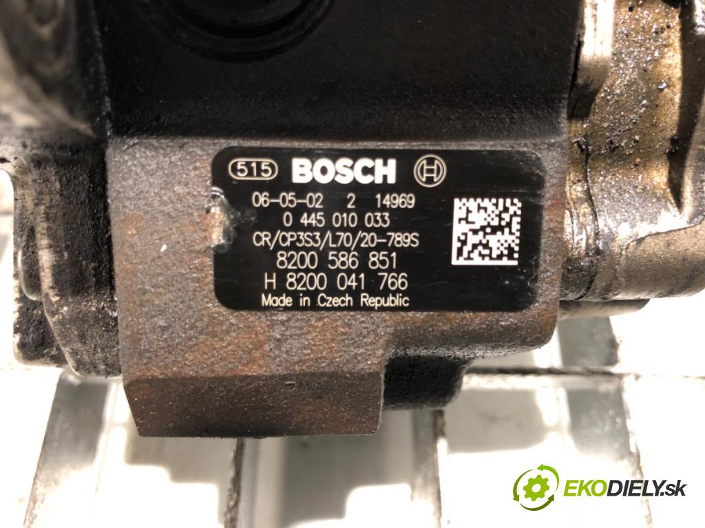 RENAULT MASTER II Autobus (JD) 1998 - 2022    2.2 dCI 90 66 kW [90 KM] olej napędowy 2000 - 2022  Pumpa vstrekovacia 0445010033 (Vstrekovacie čerpadlá)