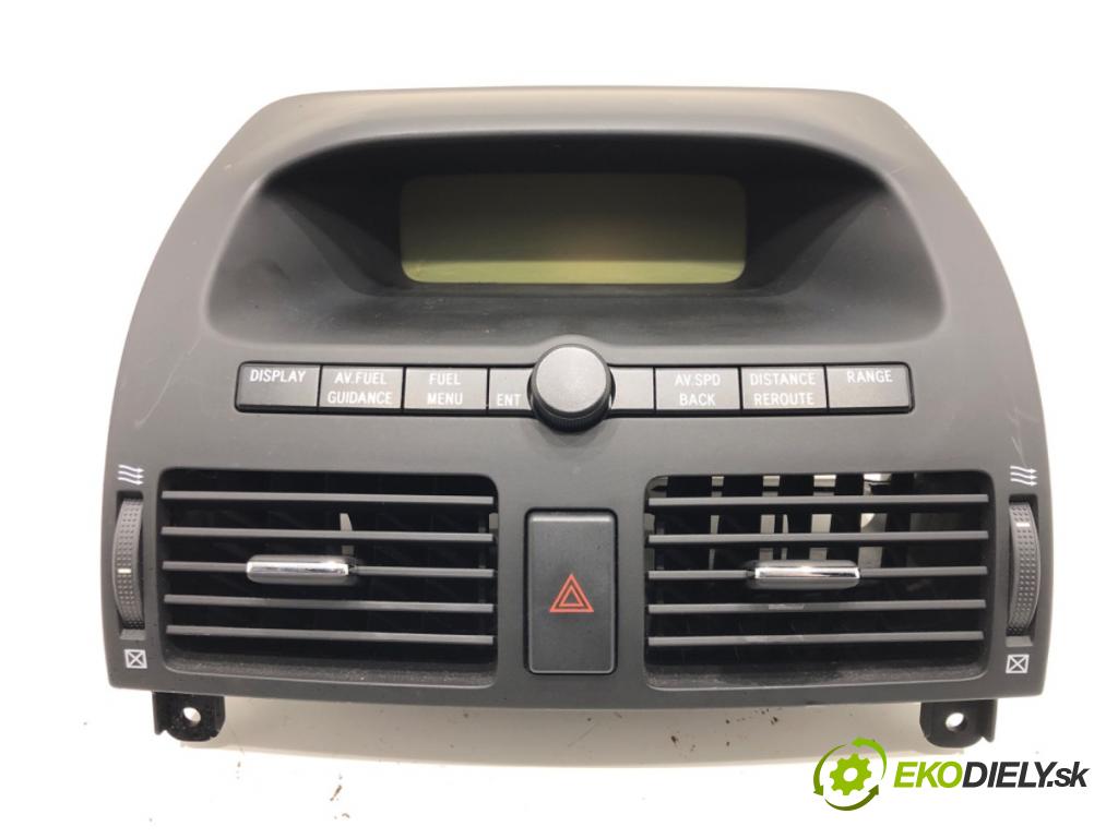 TOYOTA AVENSIS Kombi (_T25_) 2003 - 2008    2.0 (AZT250_) 108 kW [147 KM] benzyna 2003 - 2008  Dislpej 86110-05020 (Prístrojové dosky, displeje)