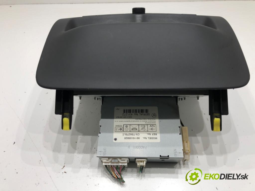 TOYOTA AVENSIS Kombi (_T25_) 2003 - 2008    2.0 (AZT250_) 108 kW [147 KM] benzyna 2003 - 2008  Dislpej 86110-05020 (Prístrojové dosky, displeje)