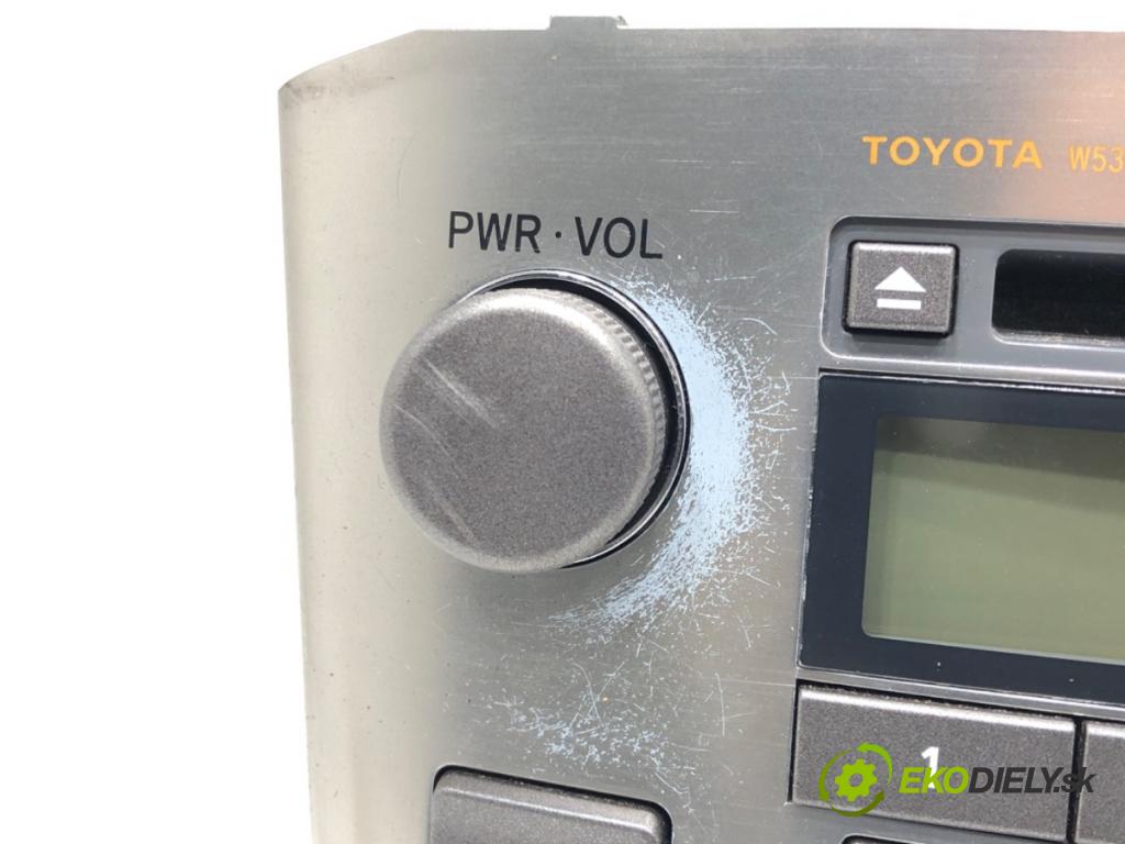 TOYOTA AVENSIS Kombi (_T25_) 2003 - 2008    2.0 (AZT250_) 108 kW [147 KM] benzyna 2003 - 2008  RADIO 86120-05081 (Audio zariadenia)