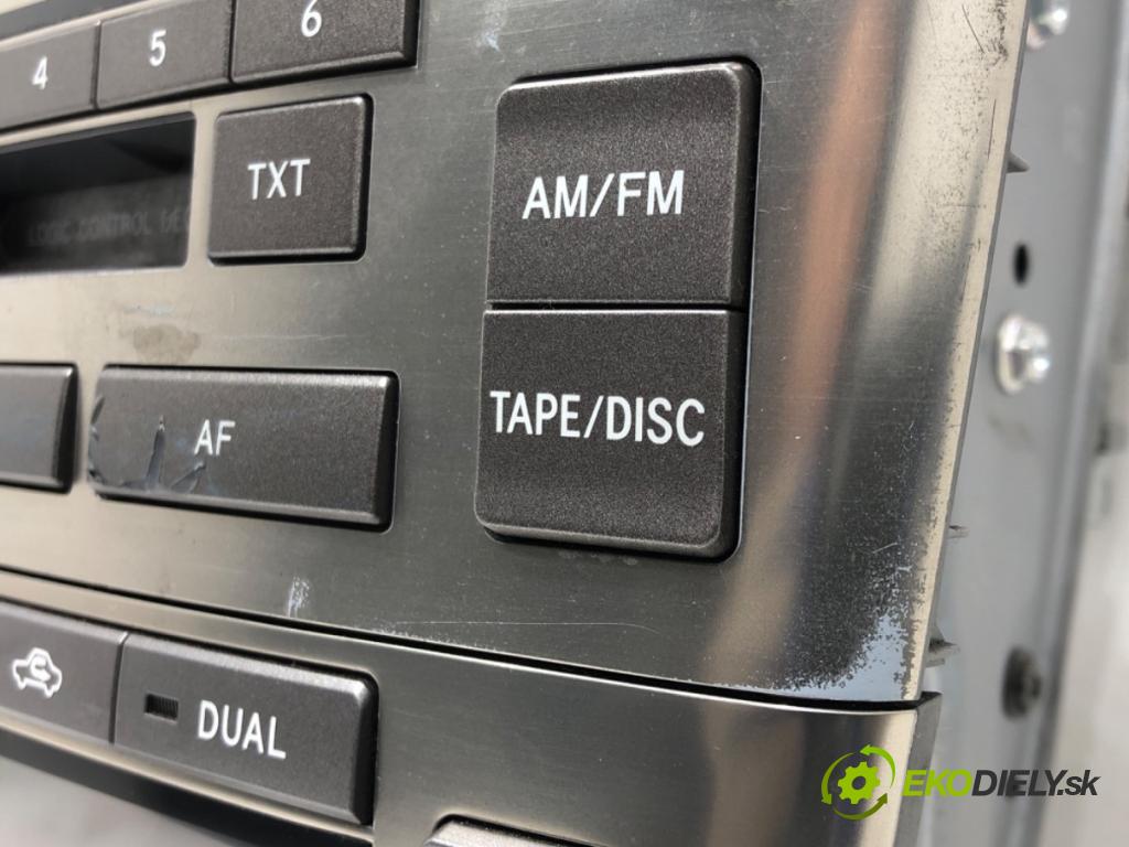 TOYOTA AVENSIS Kombi (_T25_) 2003 - 2008    2.0 (AZT250_) 108 kW [147 KM] benzyna 2003 - 2008  RADIO 86120-05081 (Audio zariadenia)