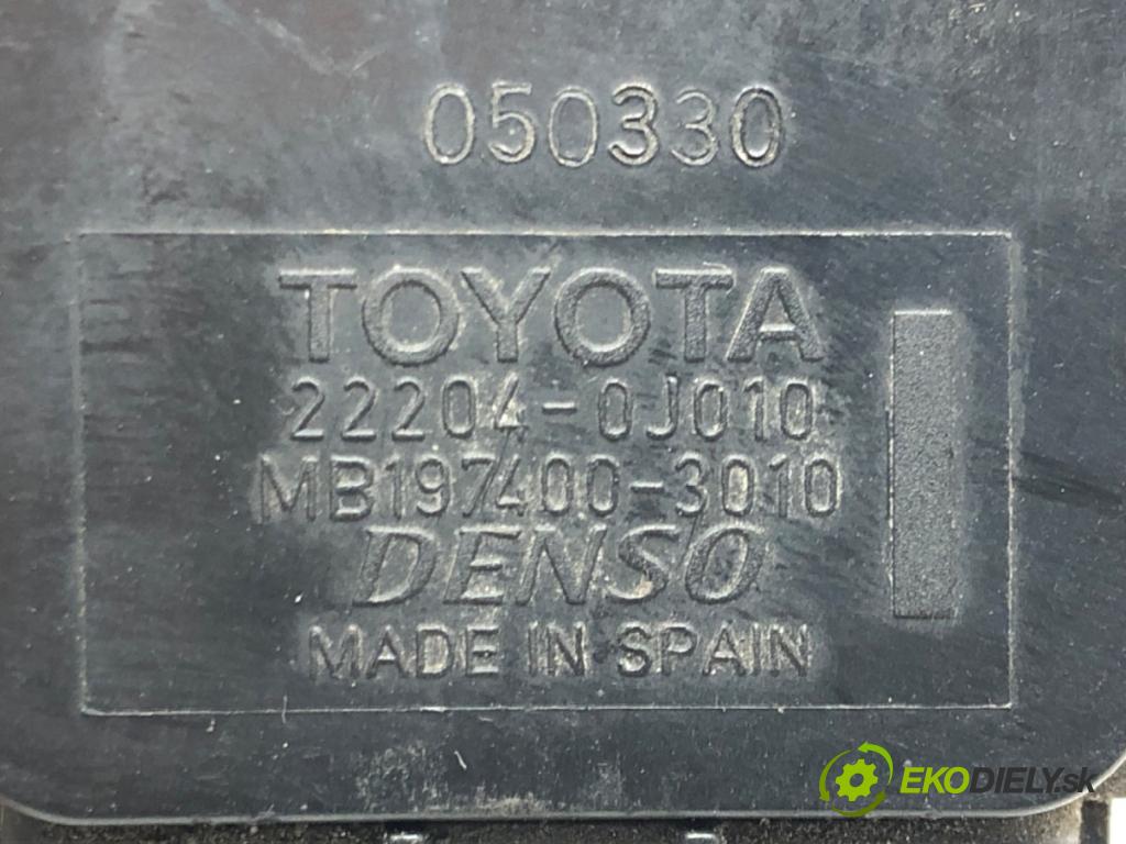 TOYOTA AVENSIS Kombi (_T25_) 2003 - 2008    2.0 (AZT250_) 108 kW [147 KM] benzyna 2003 - 2008  Váha vzduchu 22204-0J010 (Váhy vzduchu)