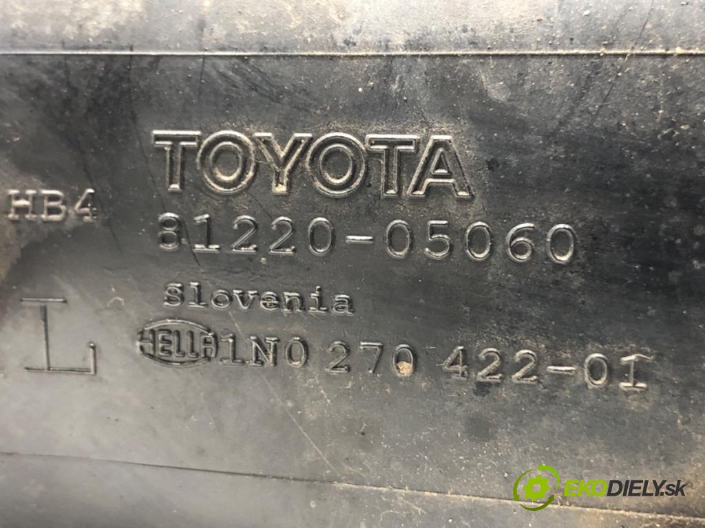 TOYOTA AVENSIS Kombi (_T25_) 2003 - 2008    2.0 (AZT250_) 108 kW [147 KM] benzyna 2003 - 2008  hmlové svetlo, hmlovka levý přední část 81220-05060