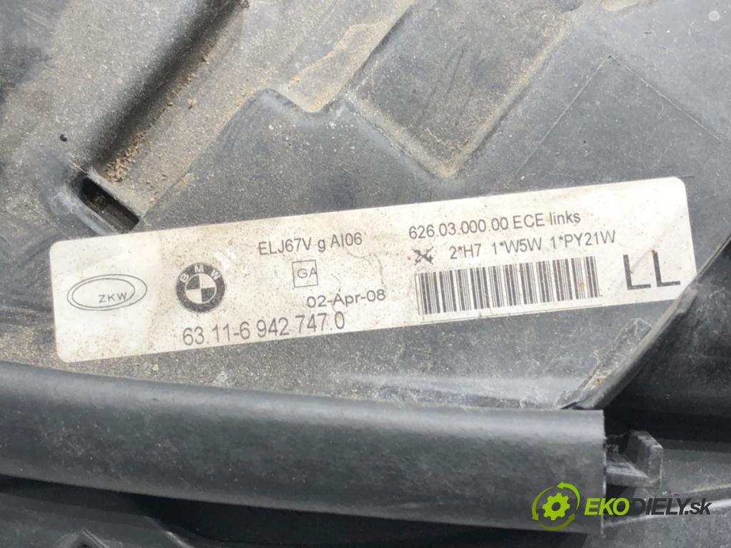 BMW 3 Touring (E91) 2004 - 2012    320 i 125 kW [170 KM] benzyna 2007 - 2012  Svetlomet ľavy predný 6942747