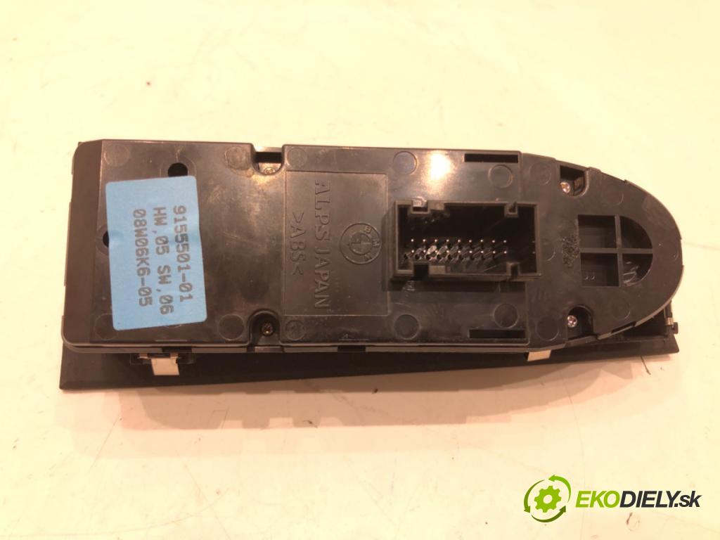 BMW 3 Touring (E91) 2004 - 2012    320 i 125 kW [170 KM] benzyna 2007 - 2012  Prepínač okien 9155501 (Prepínače, spínače, tlačidlá a ovládače kúrenia)