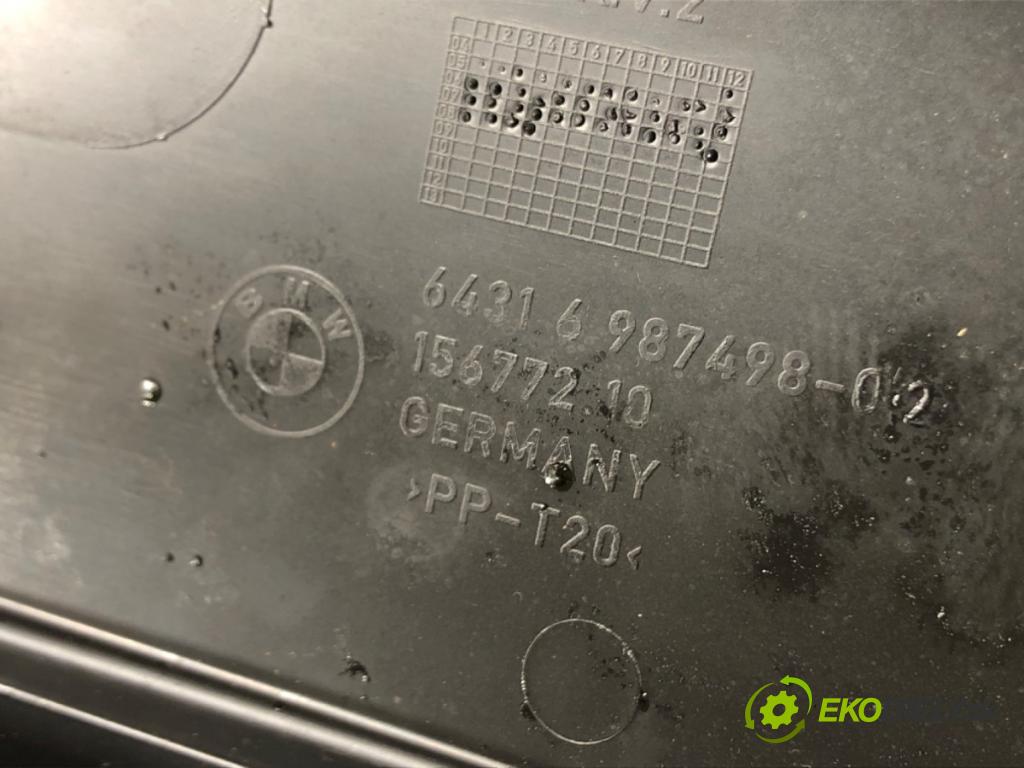 BMW 3 Touring (E91) 2004 - 2012    320 i 125 kW [170 KM] benzyna 2007 - 2012  Torpédo, plast pod čelné okno 6924277 6987498 (Torpéda)