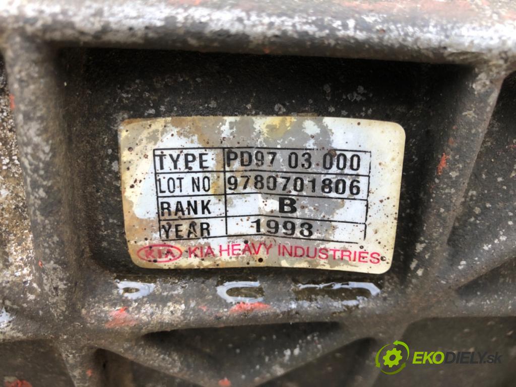 DAEWOO LUBLIN II Autobus 1997 - 2022    2.4 TD 64 kW [87 KM] olej napędowy 1997 - 1999  Prevodovka PD9703000 (Prevodovky)