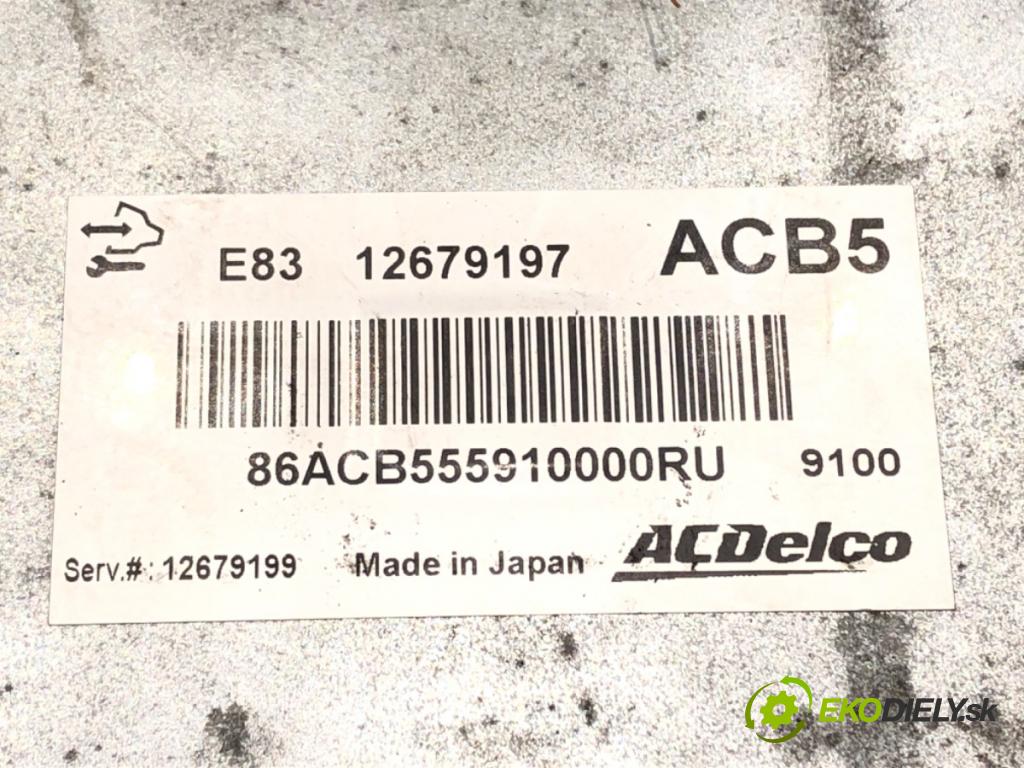 OPEL CORSA E (X15) 2014 - 2022    1.4 (08, 68) 66 kW [90 KM] benzyna 2014 - 2022  riadiaca jednotka Motor 12679199 (Riadiace jednotky)