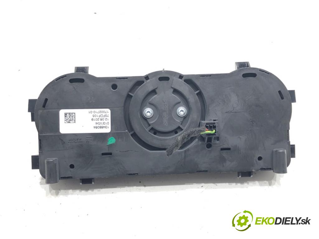 OPEL CORSA E (X15) 2014 - 2022    1.4 (08, 68) 66 kW [90 KM] benzyna 2014 - 2022  Panel ovládania kúrenia 13468064 (Prepínače, spínače, tlačidlá a ovládače kúrenia)