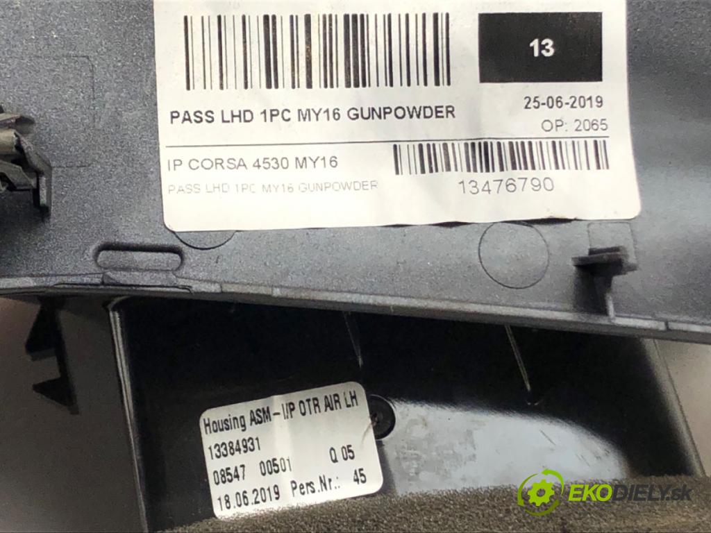 OPEL CORSA E (X15) 2014 - 2022    1.4 (08, 68) 66 kW [90 KM] benzyna 2014 - 2022  lišty kryt 13476790 (Lišty)