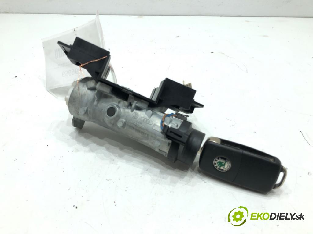 SKODA OCTAVIA II Combi (1Z5) 2004 - 2013    1.4 TSI 90 kW [122 KM] benzyna 2008 - 2013  spinačka 1K0905851B (Spínacie skrinky a kľúče)