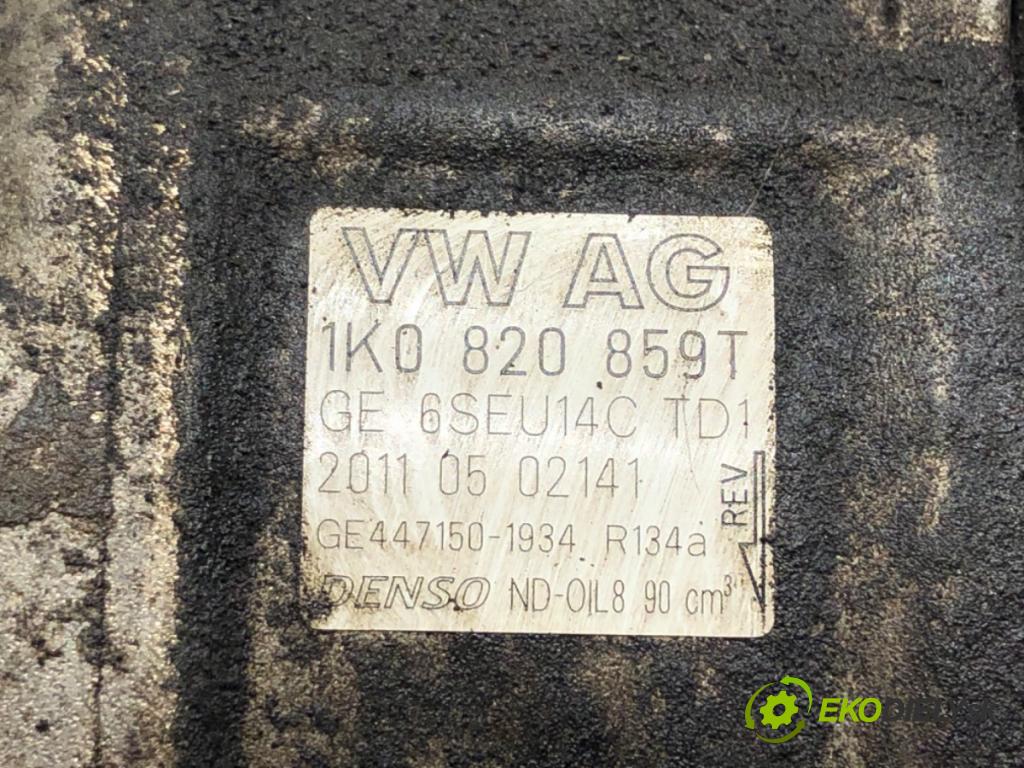 SKODA OCTAVIA II Combi (1Z5) 2004 - 2013    1.4 TSI 90 kW [122 KM] benzyna 2008 - 2013  kompresor klimatizace 1K0820859T (Kompresory)