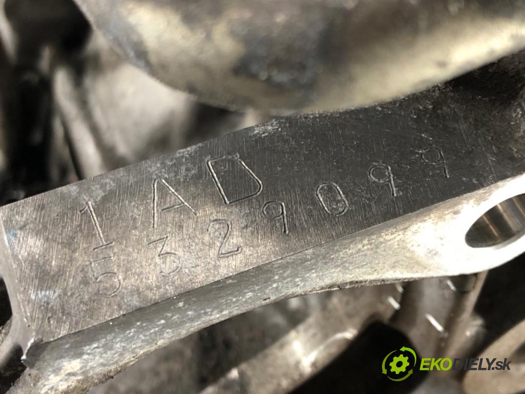 TOYOTA AVENSIS (_T25_) 2003 - 2008    2.0 D-4D (ADT250_) 93 kW [126 KM] olej napędowy 2006 - 2008  motor 1AD-FTV (Motory (kompletní))