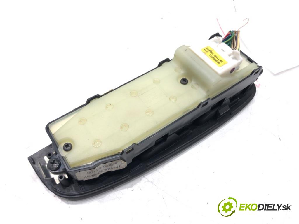 TOYOTA AVENSIS (_T25_) 2003 - 2008    2.0 D-4D (ADT250_) 93 kW [126 KM] olej napędowy 2006 - 2008  Prepínač okien 84820-05100 (Prepínače, spínače, tlačidlá a ovládače kúrenia)
