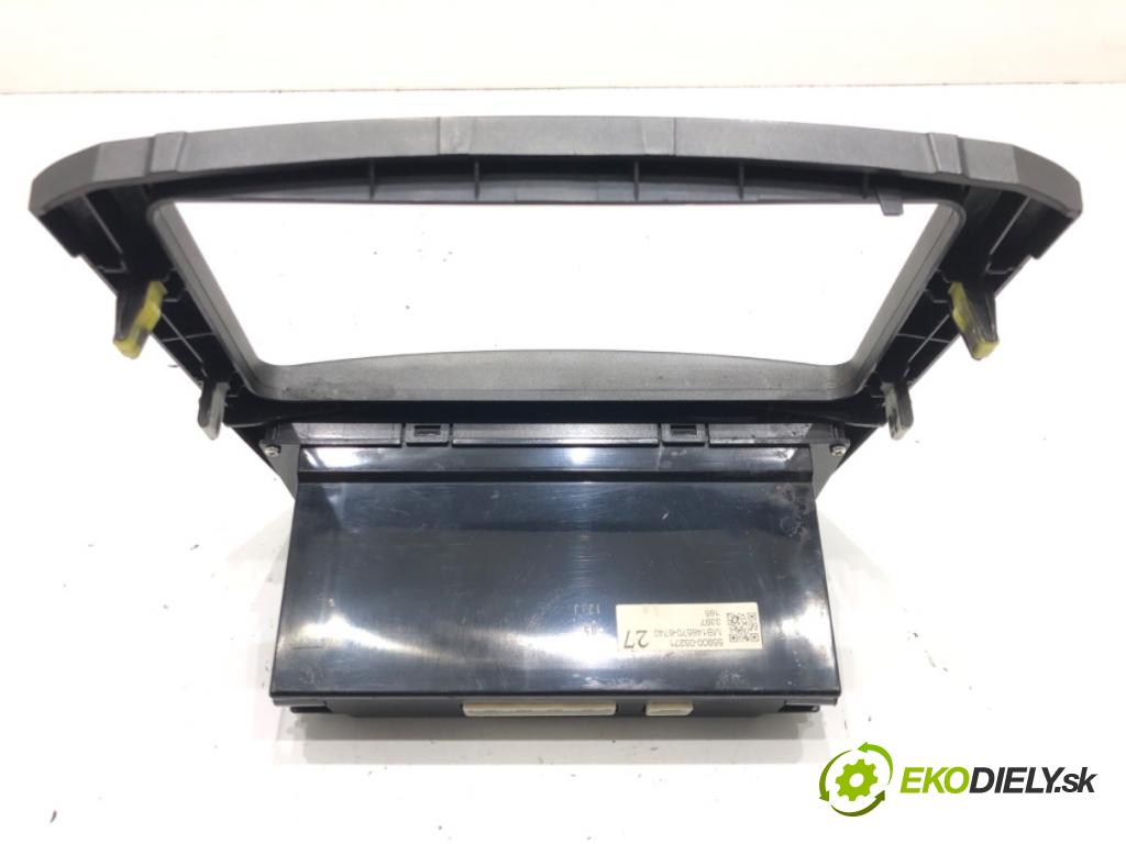 TOYOTA AVENSIS (_T25_) 2003 - 2008    2.0 D-4D (ADT250_) 93 kW [126 KM] olej napędowy 2006 - 2008  Panel ovládania kúrenia 55900-05271 (Prepínače, spínače, tlačidlá a ovládače kúrenia)