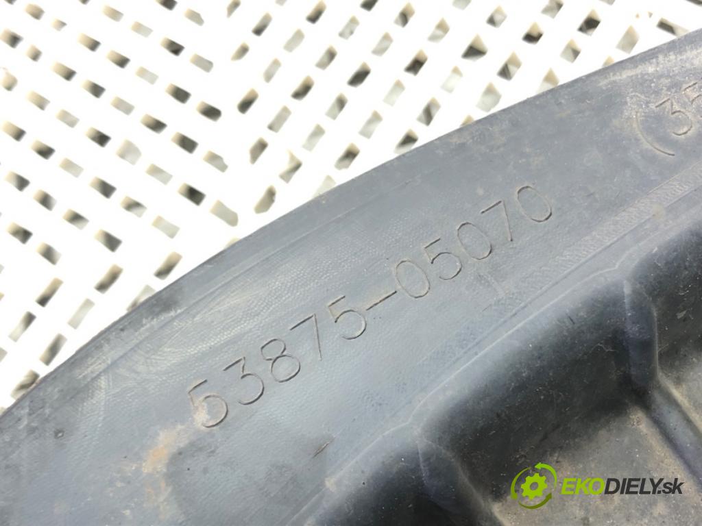 TOYOTA AVENSIS (_T25_) 2003 - 2008    2.0 D-4D (ADT250_) 93 kW [126 KM] olej napędowy 2006 - 2008  podblatník pravý přední část 53875-05070