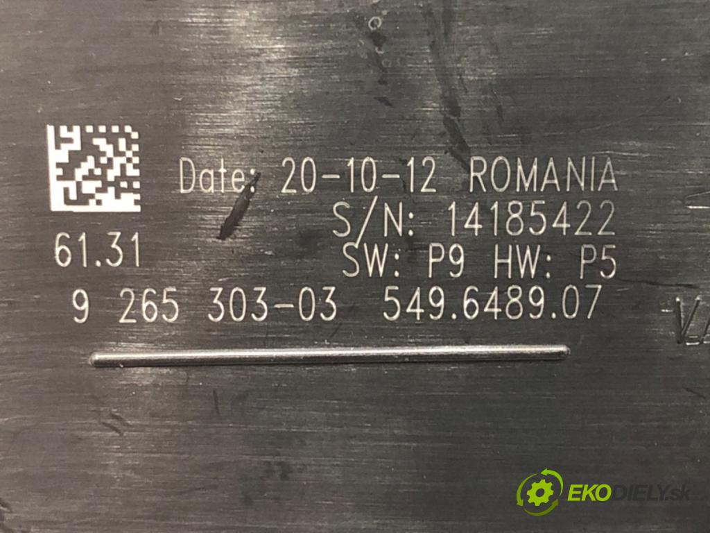 BMW 3 Touring (F31) 2012 - 2019    320 d 135 kW [184 KM] olej napędowy 2012 - 2016  spínač světel 9265303