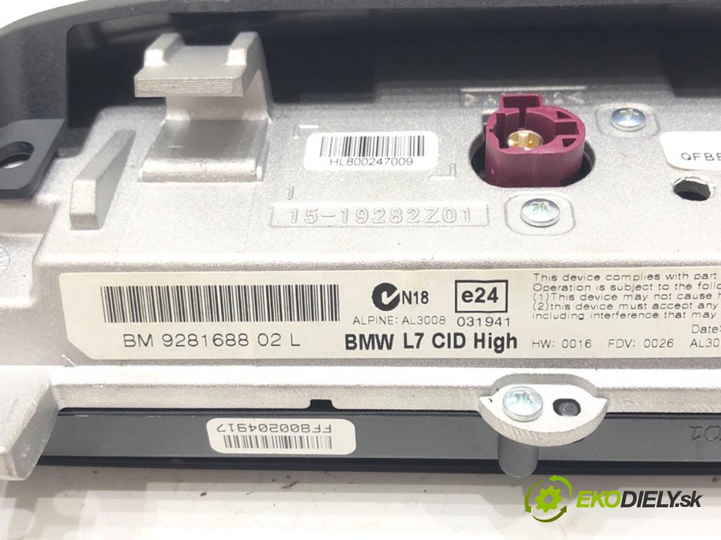 BMW 3 Touring (F31) 2012 - 2019    320 d 135 kW [184 KM] olej napędowy 2012 - 2016  Dislpej 9281688 (Prístrojové dosky, displeje)